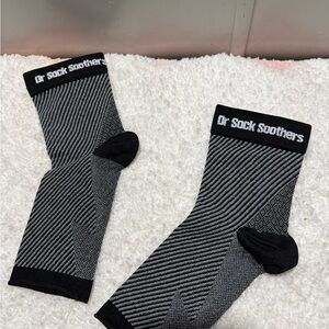 Black and Gray Athletic Socks